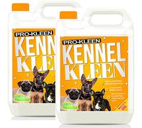 Pro-Kleen Kennel Disinfectant, Cleaner & Deodoriser (Lemon Fragrance) - 10L Pack - Kills 99.9% of Bacteria and Removes Nasty Urine Pet Odours - Suitable for Kennels, Hutches & More