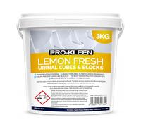 Pro-Kleen Urinal Channel Blocks 3KG - Lemon Fragrance - Non PDCB - Slow Dissolving - 30 Day Control