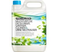 5L of Multi-Purpose Deodoriser, Disinfectant, Sanitiser, Cleaner & Urine Neutraliser - Super Concentrated, Professional Formula - British Manufactured & British Certified EN 13697