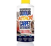 Pro-Kleen Odour Attack Pet Carpet Cleaner 1L - Contains Active Enzymes to Digest Urine Proteins from Dogs Cats Humans, Eliminates Urine, Faeces & Vomit Stains, All Carpet Types,