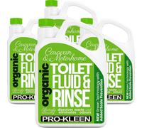 Pro-Kleen Organic Caravan Toilet Chemical Fluid Rinse Green Solution Cleaner 8L For Caravan And Motorhomes