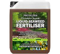 Pro-Kleen Organic Liquid Seaweed Fertiliser 10L Ascophyllum Seaweed Extract For Grass Vegetables Fruit Flowers Shrubs Lawns