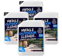 Pro-Kleen Magic Outdoor Cleaner 4 x 5L - Black Spot Remover Spray and Leave Cleaner - Removes Stains, Marks & Lichen - For Patios, Driveways, Indian Sandstone, Block Paving and more - Easy to Use