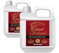 Pro-Kleen Parfum Luxe Carpet Shampoo 2 x 1L - Deeply Cleans, Removes Stains, Deodorises - Inspired by Designer Fragrance - Leaves a Long-Lasting Amber, Flowery & Woody Aroma