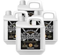 Pro-Kleen Parfum Luxe Carpet Shampoo 4 x 1L - Deeply Cleans, Removes Stains, Deodorises - Inspired by Designer Fragrance - Leaves a Long-Lasting Fresh, Vanilla, Musky & Ambergris Aroma