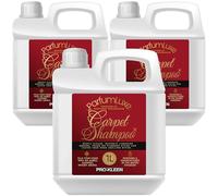 Pro-Kleen ParfumLuxue Carpet Shampoo 3 x 1L - Deeply Cleans, Removes Stains, Deodorises - Inspired by Designer Fragrance - Leaves a Long-Lasting Amber, Flowery & Woody Aroma