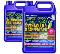 Pro-Kleen Patio Cleaner Simply Spray and Walk Away Green Mould and Algae Killer for Paths Patios Fencing Decking Resin Driveways 2 x 5 Litre Concentrate (Makes 50 Litres)