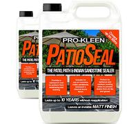 Pro-Kleen PatioSeal Matt Patio Sealer/Sealant (10 Litres) for Indian Sandstone, Concrete, Paths, Patios, Slate, Brick, Indoor/Outdoor Hard Floor - Lasts up to 10 Years (2 x 5 Litres)
