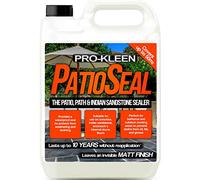 Pro-Kleen PatioSeal Matt Patio Sealer/Sealant for Indian Sandstone, Concrete, Paths, Patios, Slate, Brick, Indoor/Outdoor Hard Floor - Lasts up to 10 Years (5 Litres)