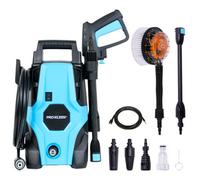 Pro-Kleen Pressure Jet Washer, 1400W Power Wash, Electric High Performance Cleaner With Accessories For Patio And Car