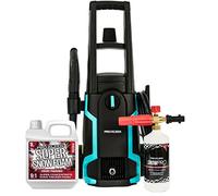 Pro-Kleen Pressure Washer 1600W Electric - Portable With Super Snow Foam 1Ltr And Lance - Cleaning Patios, Walls, Fences, Cars