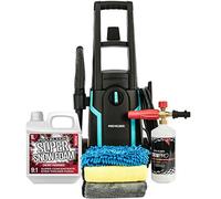 Pro-Kleen Pressure Washer Power Jet Wash 1600W Super Snow Foam 1Ltr Cherry And Cloths