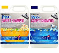 Pro-Kleen Pro+ Carpet and Upholstery Cleaning Solution 4 in 1 Concentrate Carpet Shampoo - Suitable for all Machines 5L (Citrus Splash) 5L (Ocean Fresh)