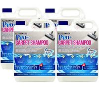 Pro-Kleen Pro+ Carpet and Upholstery Cleaning Solution - 4 in 1 Concentrate Carpet Shampoo, Suitable for all Machines 4 x 5L (Ocean Fresh Fragrance)