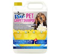 Pro-Kleen Pro+ Carpet Shampoo and Upholstery Cleaning Solution - Removes Pet Deposits & Odours - 4 in 1 Concentrate - Suitable for all Machines 5L (Lemon Fresh)