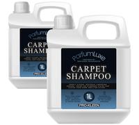 Pro-Kleen Parfum Luxe Carpet Shampoo 2 x 1L - Deeply Cleans, Removes Stains, Deodorises - Inspired by Designer Fragrance - Leaves a Long-Lasting Fresh, Zesty, Bergamot & Pepper Fragrance
