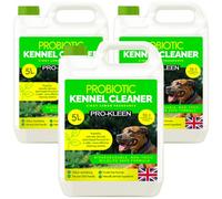 Pro-Kleen Probiotic Kennel Cleaner 15L, Cleans & Neutralises Odours, Biodegradable, Non-Toxic, Wildlife & Pet Safe Lemon