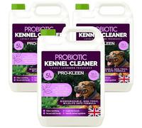 Pro-Kleen ProBiotic Kennel Cleaner 3 x 5L - Cleans & Neutralises Odours - Biodegradable, Non-Toxic, Wildlife & Pet Safe - Naturally Derived Ingredients - Cruelty Free & Vegan (Lavender Fragrance)