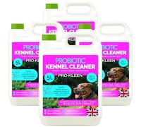 Pro-Kleen ProBiotic Kennel Cleaner 4 x 5L - Cleans & Neutralises Odours - Biodegradable, Non-Toxic, Wildlife & Pet Safe - Naturally Derived Ingredients - Cruelty Free & Vegan (Bubblegum Fragrance)