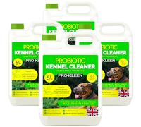 Pro-Kleen ProBiotic Kennel Cleaner 4 x 5L - Cleans & Neutralises Odours - Biodegradable, Non-Toxic, Wildlife & Pet Safe - Naturally Derived Ingredients - Cruelty Free & Vegan (Lemon Fragrance)