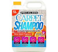 Pro-Kleen Professional Carpet Shampoo - Citrus Fragrance 5L - High Concentrate Cleaning Solution