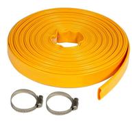 Pro-Kleen Pvc Heavy Duty Layflat Submersible Pump Hose For Flood Water, Hot Tubs, Ponds 15M