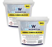 Pro-Kleen Pw Prowashroom Urinal Channel Blocks 2X 3Kg - Lemon Fragrance - Non Pdcb - Slow Dissolving - 30 Day Control