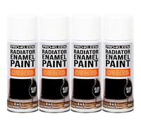 Pro-Kleen Radiator Enamel Spray Paint Black Matt 400ml - Heat Resistant up to 100ºC - For Radiators, Hot Pipes, Water Tanks & More - Fast Drying & No Primer Needed