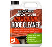 Pro-Kleen Rapid Acting Roof Cleaner - Removes Dirt, Grime, Lichen, Black Spots And More - Easy And Ready To Use Formula (5 Litres)