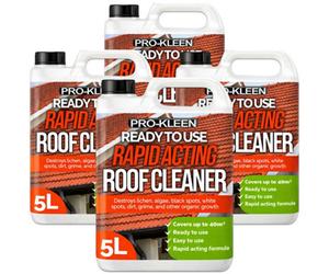 Pro-Kleen Rapid Acting Roof Cleaner - Removes Dirt, Grime, Lichen, Black Spots And More - Easy And Ready To Use Formula (20L)