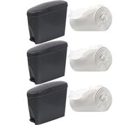 Pro-Kleen Sanitary Bin 20L X3 & 150 Bin Liners Female Ladies And Baby Hygiene Products Pedal Bin