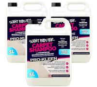 Pro-Kleen Scent Booster Carpet Shampoo 3 x 5L - Concentrated Encapsulation Technology - Neutralises Odours, Deeply Cleans & Prevents Future Stains - Long-Lasting Fresh Linen Fragrance