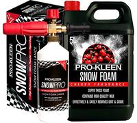Pro-Kleen Snow Foam pH Neutral Lance Gun Kit Lance For Use With Karcher K Series K2, K3, K4, K5, K6 and K7 + 5L Cherry Snow Foam Shampoo