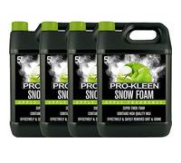 Pro-Kleen Snow Foam Car Wash Shampoo - pH Neutral and Non Caustic Formula - Super Thick Foam (Apple, 4 x 5L)