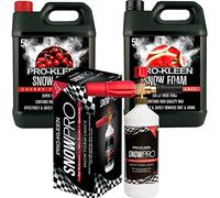 Pro-Kleen Snow Foam Lance for Use with Karcher K Series Pressure Washers Includes 2 x 5 Litres Snow Foam pH Neutral (Cherry and Melon Fragrances)