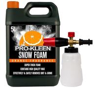 Pro-Kleen Snow Foam Lance for Use with Karcher K Series Pressure Washers Includes 5 Litres Snow Foam (5L, Orange)