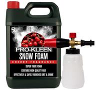 Pro-Kleen Snow Foam Lance for Use with Karcher K Series Pressure Washers Includes 5 Litres Snow Foam (5L, Cherry)