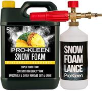 Pro-Kleen Snow Foam pH Neutral Lance for Use with Nilfisk Pressure Washers Includes 5 Litres Pineapple Snow Foam