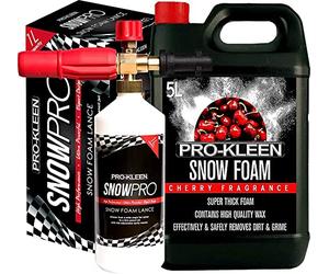 Pro-Kleen Snow Foam pH Neutral Lance Gun Kit Lance For Use With Karcher K Series K2, K3, K4, K5, K6 and K7 + 5L Cherry Snow Foam Shampoo