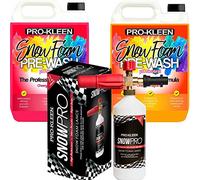 Pro-Kleen Snow Foam Pre Wash 5L Cherry 5L Orange Fragrance pH Neutral - Snow Foam Lance (for Use with Karcher K Series Pressure Washers)