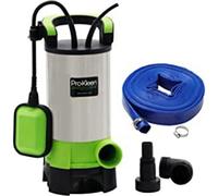 Pro-Kleen Submersible Water Pump 1100W Electric For Clean Or Dirty Water With Float Switch With 15M Layflat Hose