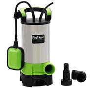 Pro-Kleen Submersible Water Pump - Electric 1100W for Clean or Dirty Drain Water with Float Switch, 18000L/H, 10M Power Lead - for Floods, Hot Tubs, Pools, Wells, Pond, Cellar