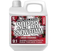 Pro-Kleen Super Snow Foam Car Shampoo 1L - Produces Extra Thick Foam - pH Neutral & Super Concentrate Formulav (Cherry)