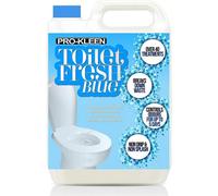 Pro-Kleen Toilet Fresh Flush Cleaning Liquid 5L - Concentrate, Easy To Use, Blue Fluid Formula For Caravans, Motorhomes & Boats
