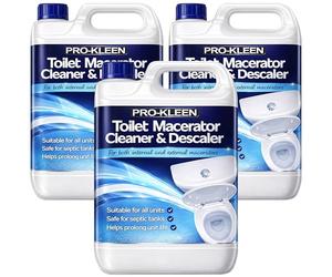 Pro-Kleen Toilet Macerator Cleaner & Descaler 15L - Concentrated, Long-Lasting Formula, Compatible With All Saniflo Pump Units, Toilets & Urinals, Helps Prolong Life of Unit