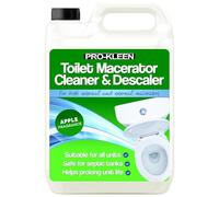 Pro-Kleen Toilet Macerator Cleaner & Descaler 5L - Cleans, Descales & Deodorises - Safe for Septic Tanks & Saniflo Systems - Helps to Extend Appliance Life (Apple Fragrance)