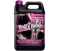 Pro-Kleen Troll's Breath Iron Contamination Fallout Remover - Safe to use on all Wheel Types - pH Neutral with Colour Indicator (5 Litre)