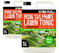 Pro-Kleen Ultima-Plus Xp Iron Sulphate Lawn Tonic Liquid Fertiliser With Seaweed Extract - Provides Greener Grass And Hardens Turf 10L