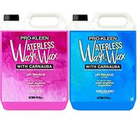 Pro-Kleen Ultima-Plus XP pH Neutral 1 x 5 Litres Cherry Splash 1 x 5 Litre Bubblegum Burst Car Cleaner Waterless Wash & Wax with Carnauba Wax - Car Shine