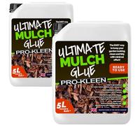 Pro-Kleen Ultimate Mulch Glue 2 X 5L (Covers 160 Ft2) Binder For Gravel, Stones, Slate & Mulch